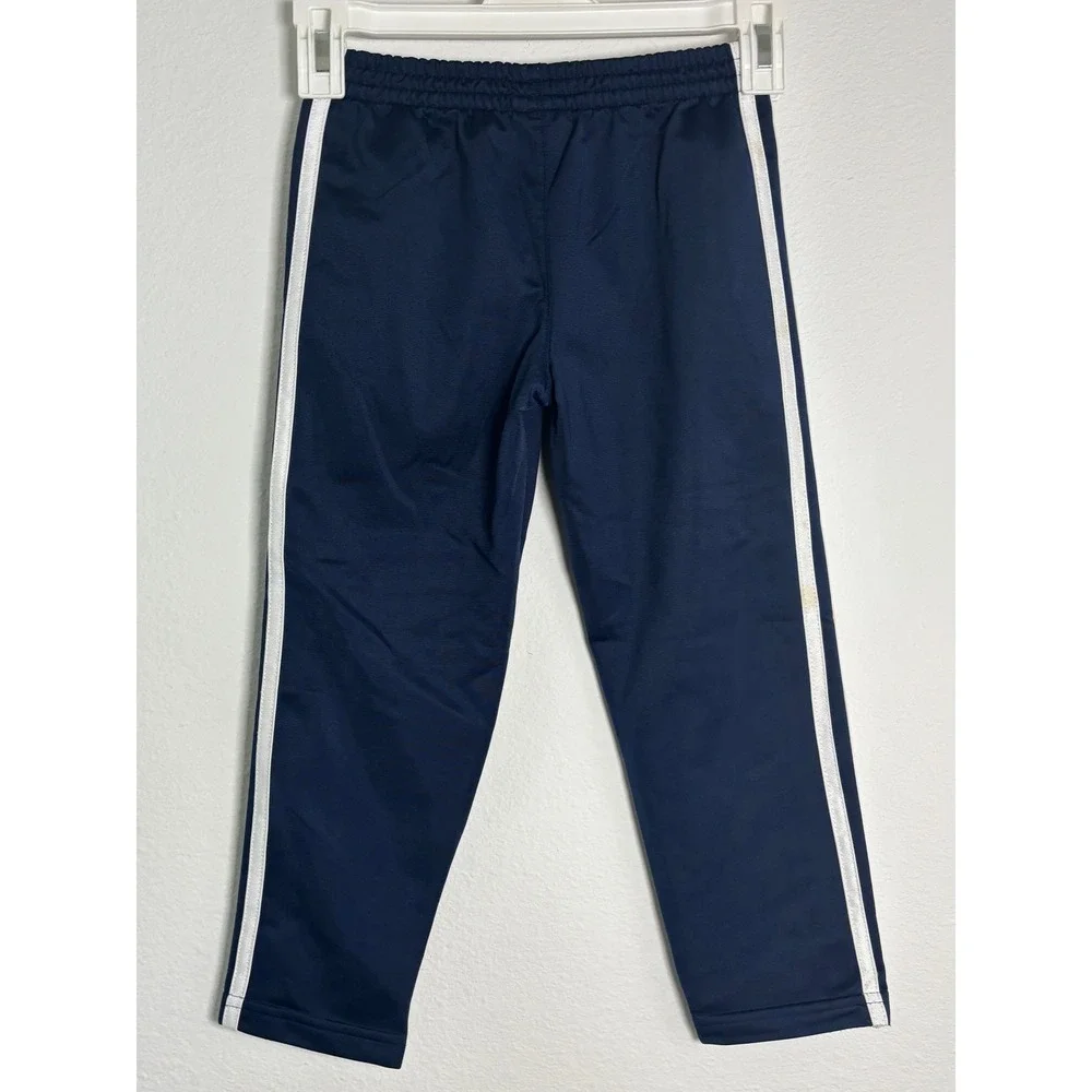 Adidas Kids Navy Blue‎ 3-Stripe Track Pants Joggers Size 5 Activewear